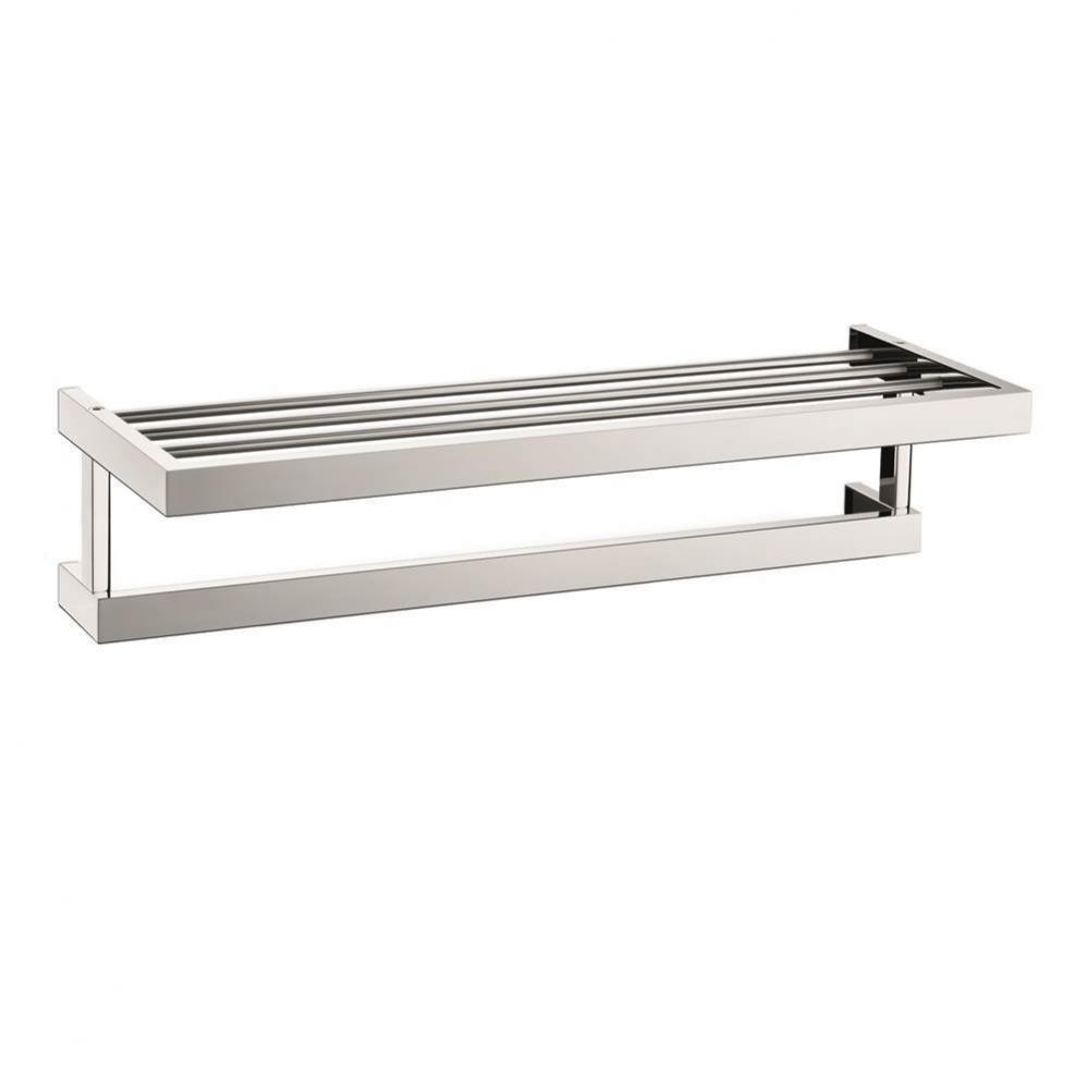 6'' x 24.25'' x 9'' Linea Towel Shelf - Chrome