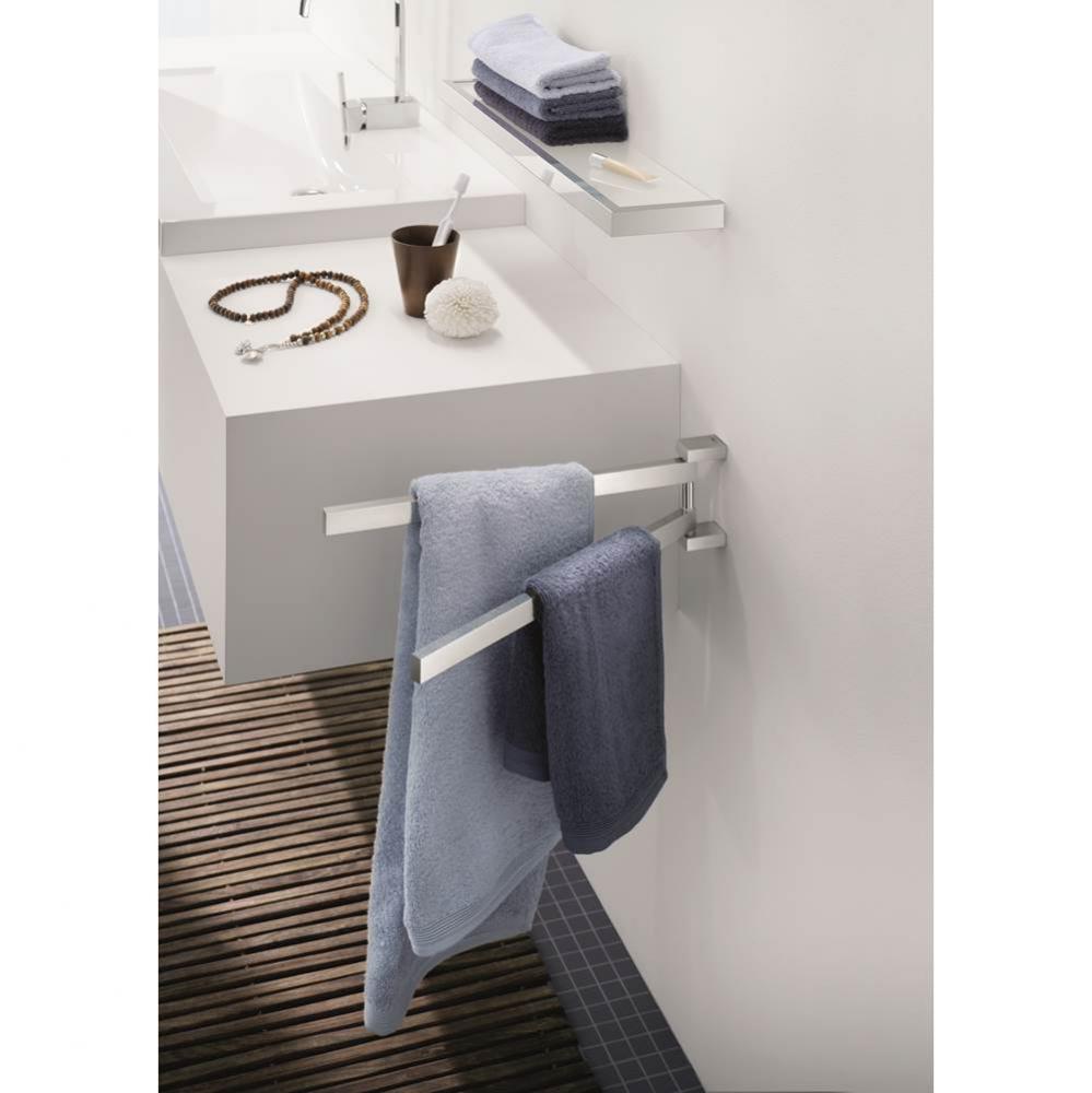 17.5 Linea Towel Holder Swivelling - Chrome