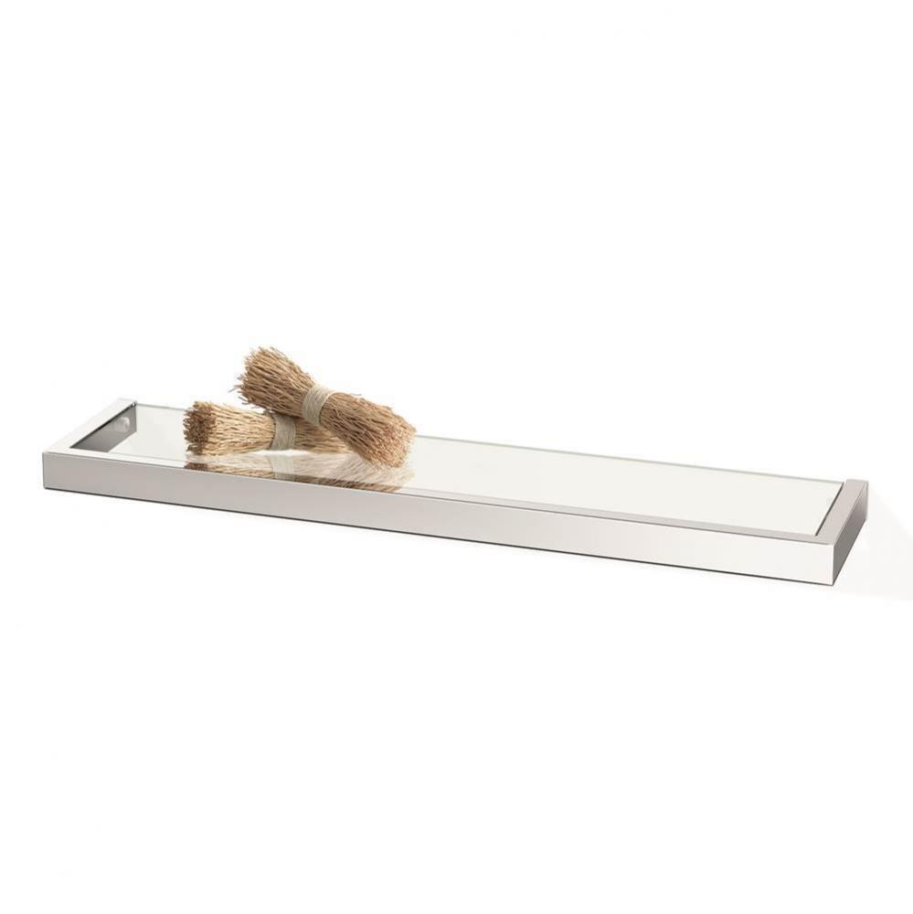 24'' Linea Bathroom Shelf - Chrome