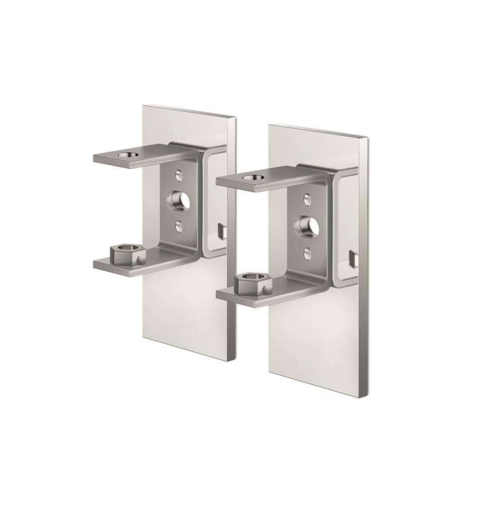 Linea Zack-Mount Wall Bracket - Chrome (set/2)