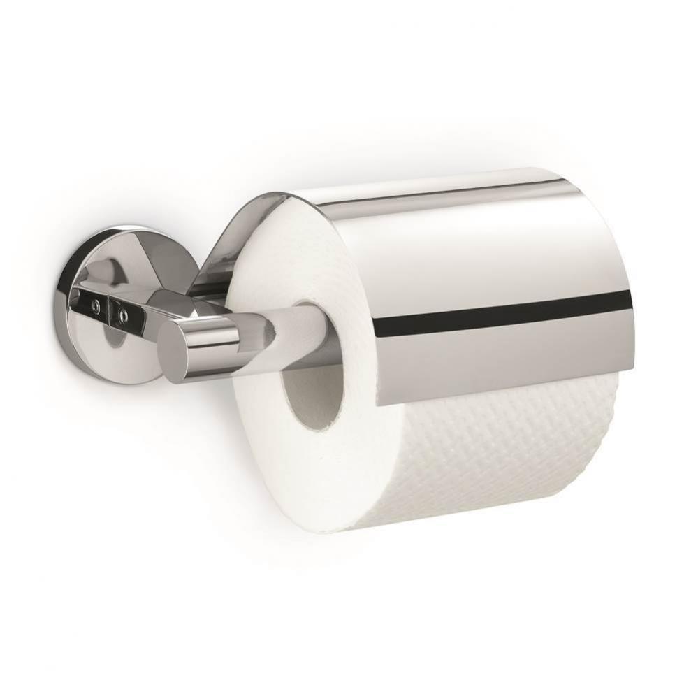 2.5'' x 7'' x 6'' Scala Toilet Roll Holder With Cover - Chrome