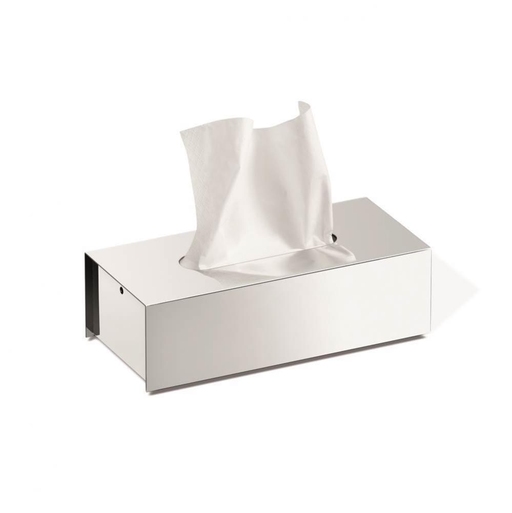 3'' x 10'' x 4.5'' Puro Tissue Box - Chrome