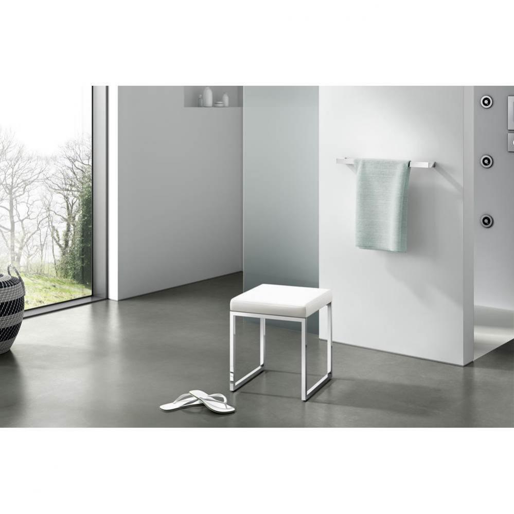 WHILE STOCKS LAST - 18'' x 15.75'' x 15.75'' Cenius Stool - Chrome