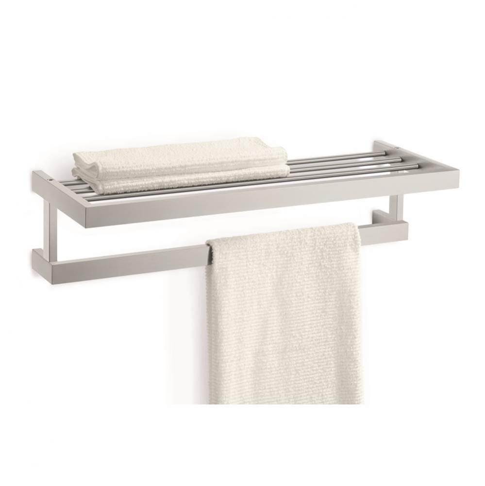 6'' x 24.25'' x 9'' Linea Towel Shelf - Stainless Steel