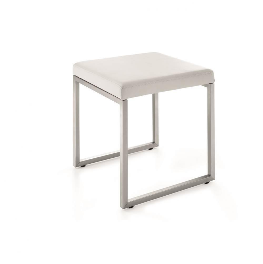 WHILE STOCKS LAST - 18'' x 15.75'' x 15.75'' Cenius Stool - Stainles