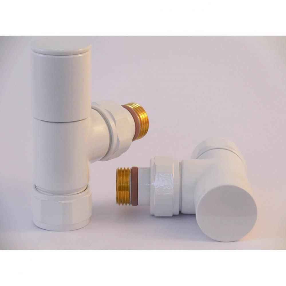 Wall Valve Set - Gloss White