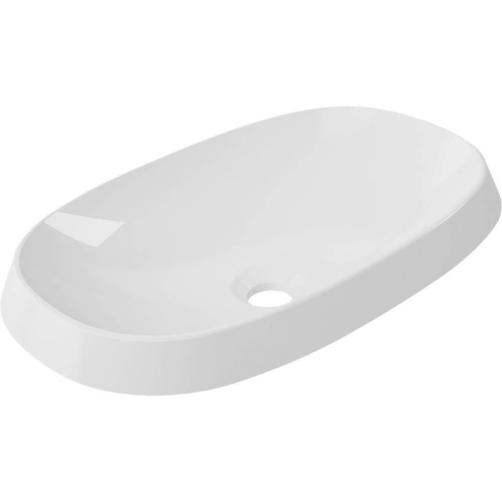 Rossini Oval Vessel Sink - White