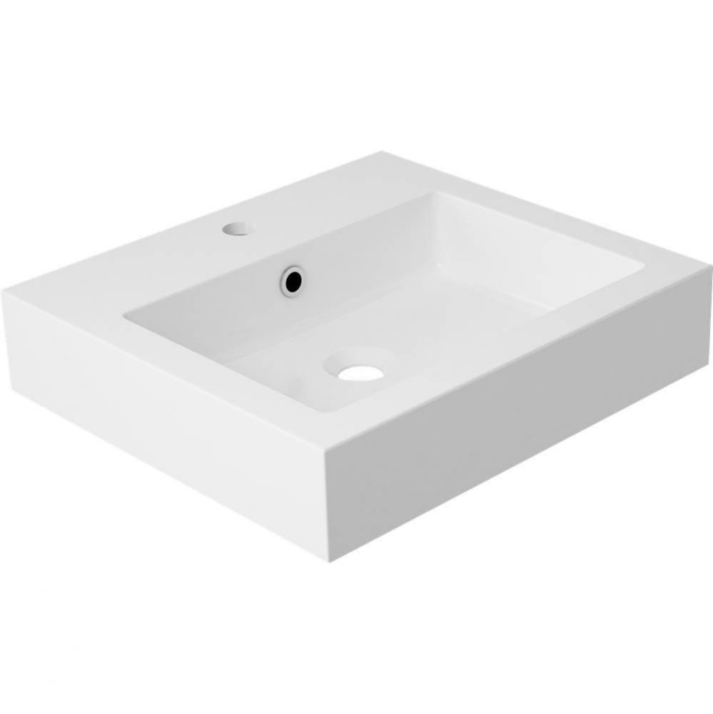 Vivaldi Plus Vessel Sink - Gloss White