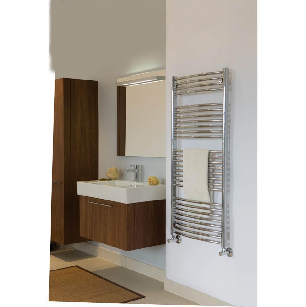 23.5''x51'' Blenheim Hydronic Towel Warmer - Chrome