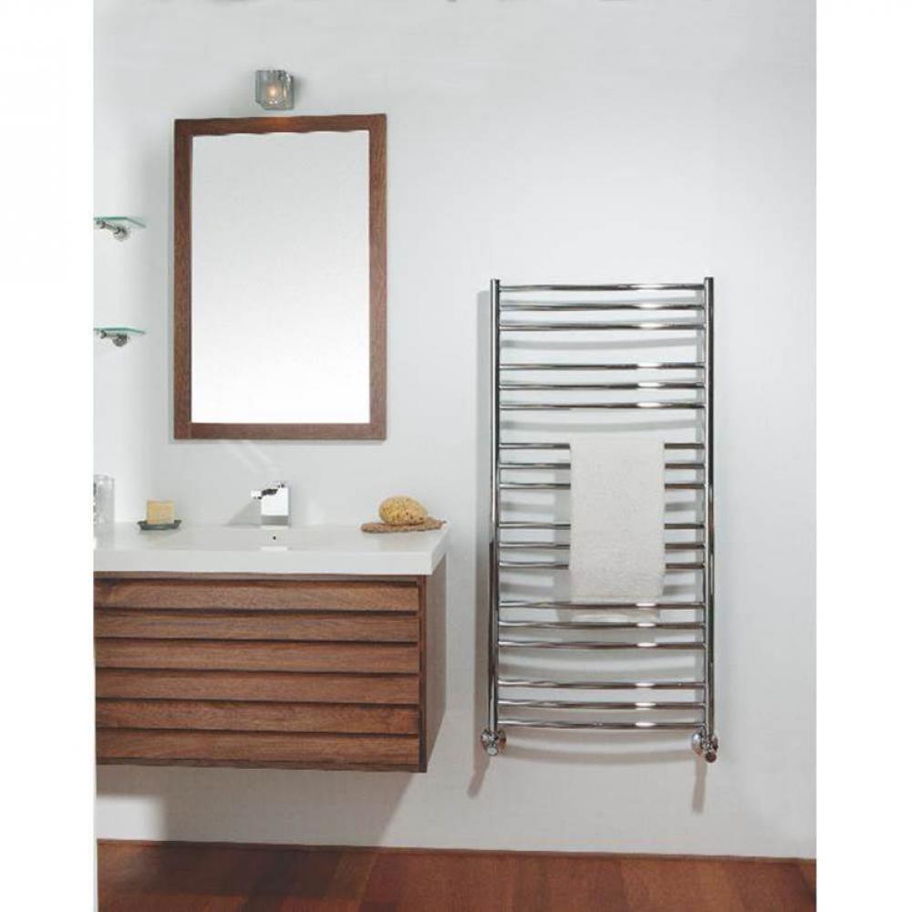 23.5''x47.5'' Laveno Hydronic Towel Warmer - Chrome