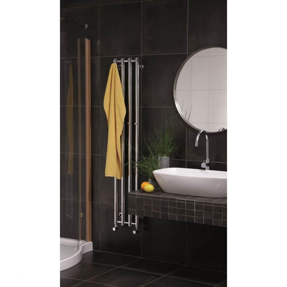 10.5''x59'' Rosendal Hydronic Towel Warmer - Chrome