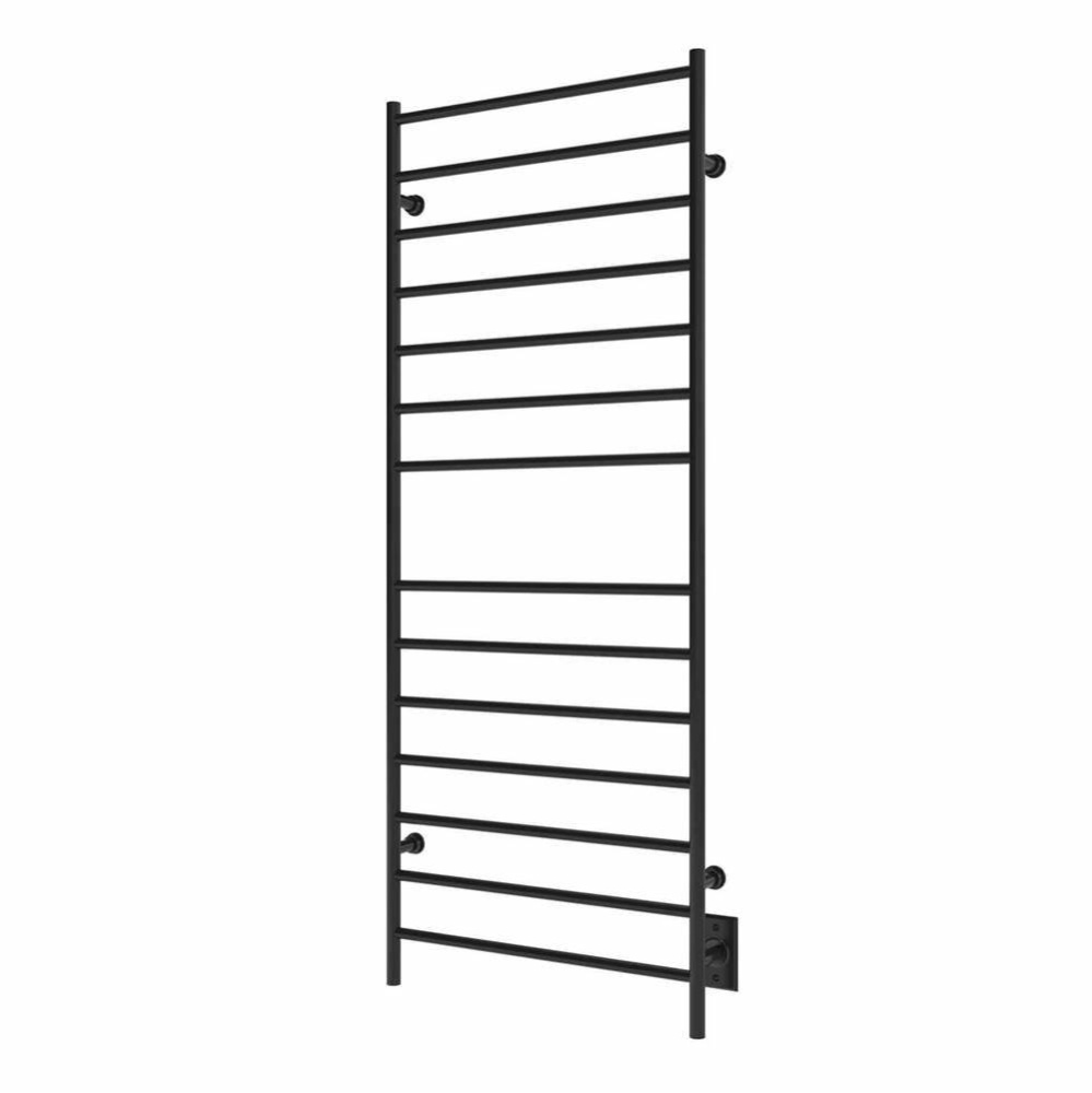 24''x60'' Kontour Linear Electric Hardwired Towel Warmer - Matte Black
