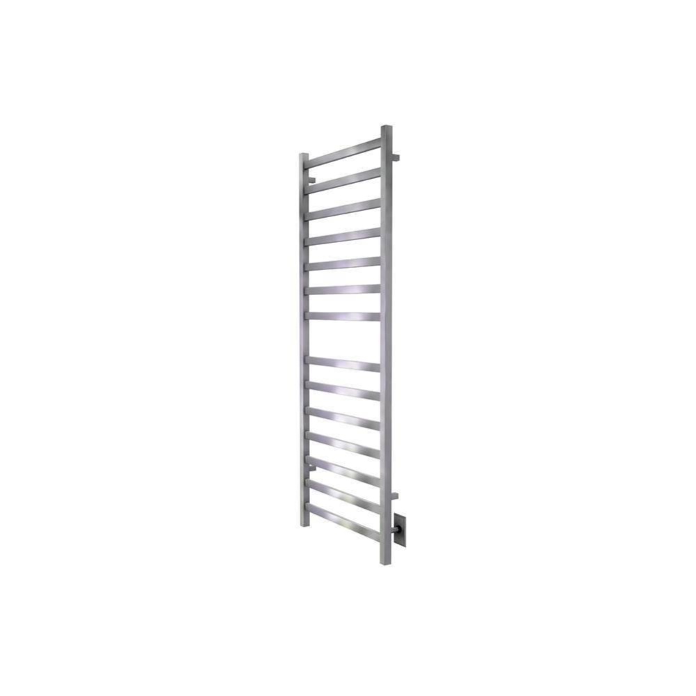 24''x60'' Kontour Square Electric Hardwired Towel Warmer - Brushed Nickel