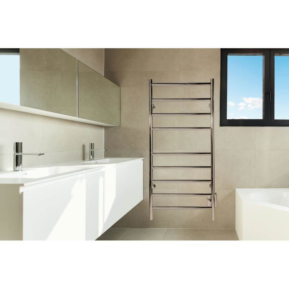 24''x60'' Kontour Square Electric Plug-In Towel Warmer - Brushed Nickel