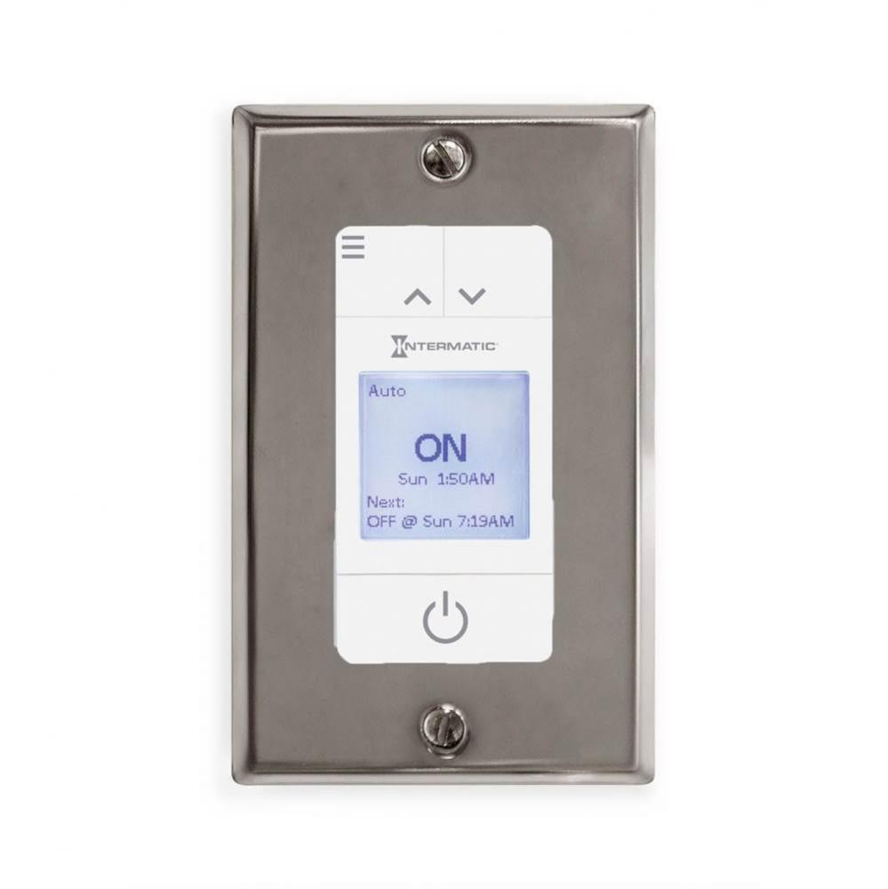 110V Programmable Wifi Control - Polished Nickel