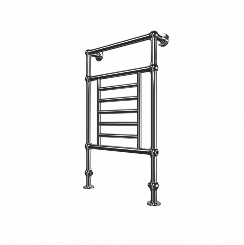 Thames Hydronic Floor Standing Towel Warmer - Chrome