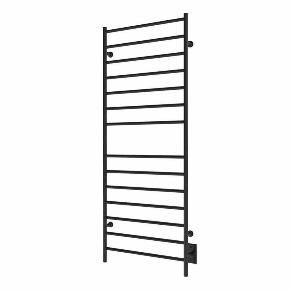 24''x60'' Kontour Linear Electric Hardwired Towel Warmer - Matte Black