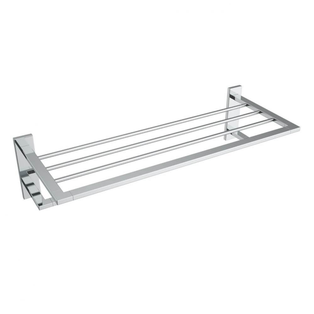 Cinder Double Towel Shelf - Chrome