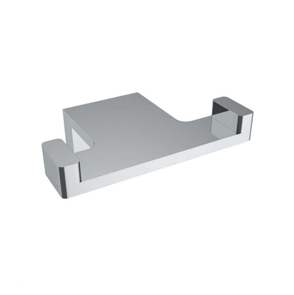 Ash Double Towel Hook - Chrome