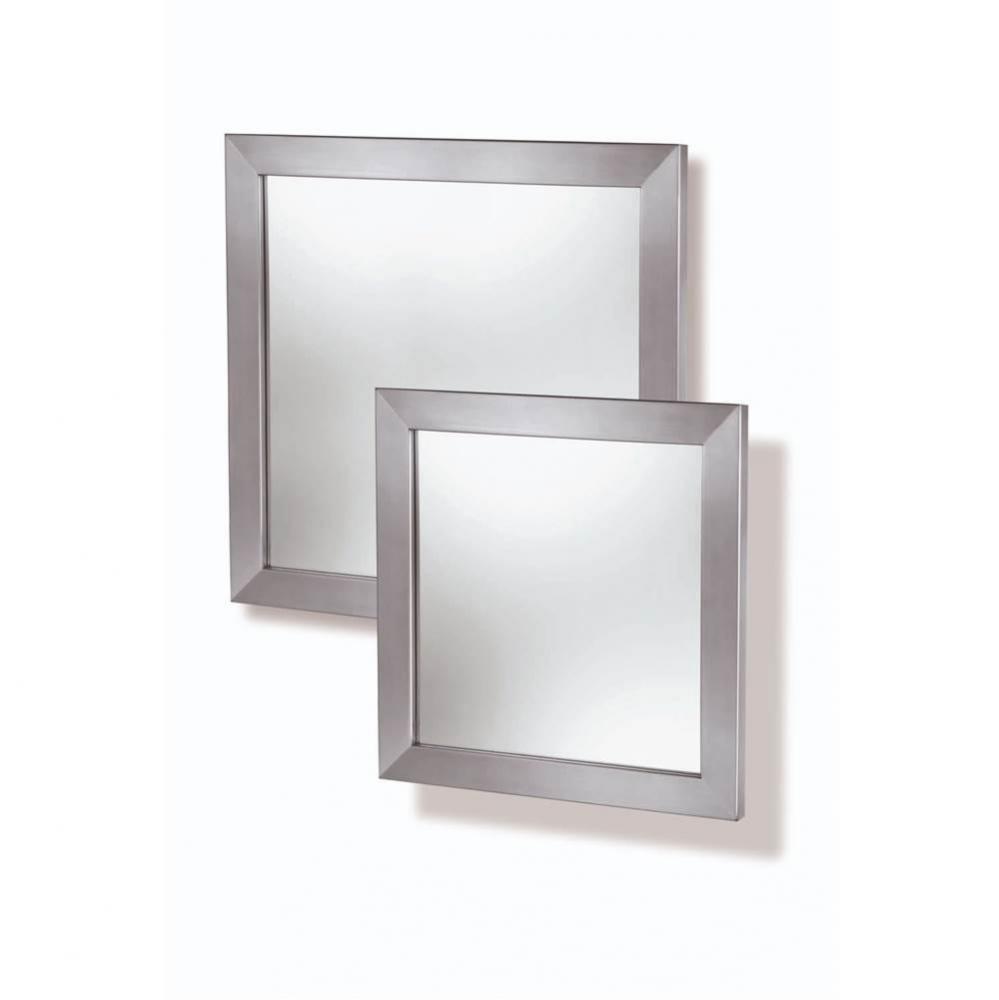 WHILE STOCKS LAST - 15.75'' x 15.75'' Zenta Mirror - Stainless Steel