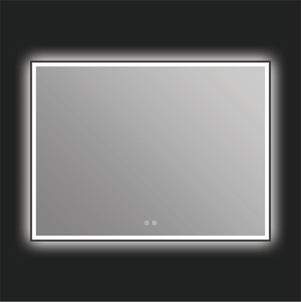 Eden 48'' x 36'' LED Mirror - Matte Black