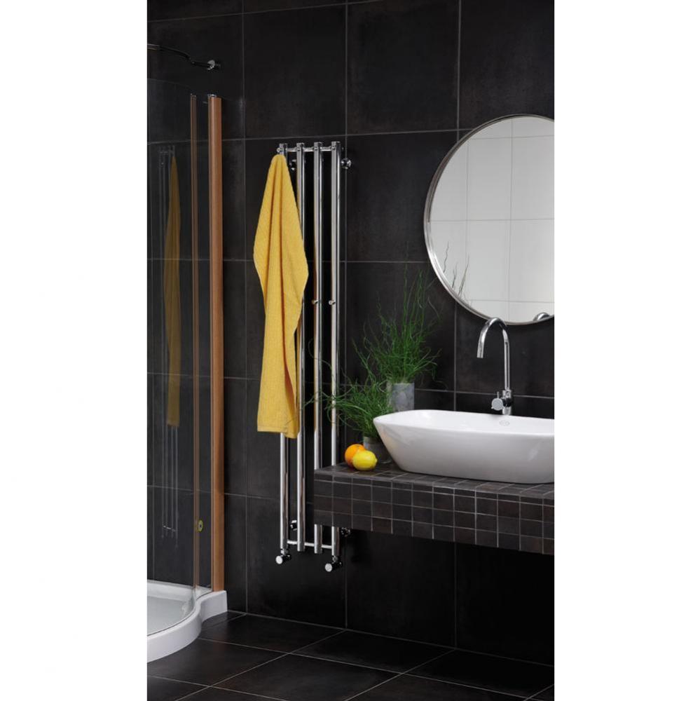 16.5''x37.5'' Rosendal Hydronic Towel Warmer - Chrome