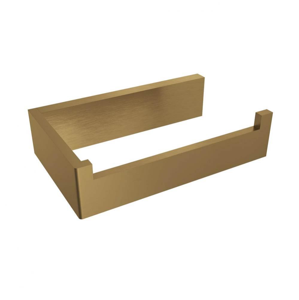 Erupt Toilet Paper Holder - Brushed Gold Dark