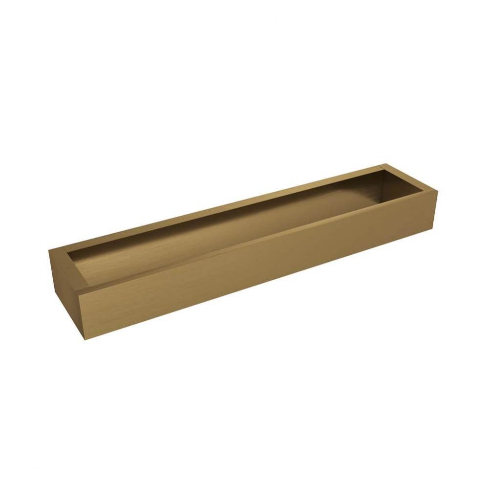 Erupt 12'' Towel Bar - Brushed Gold Dark