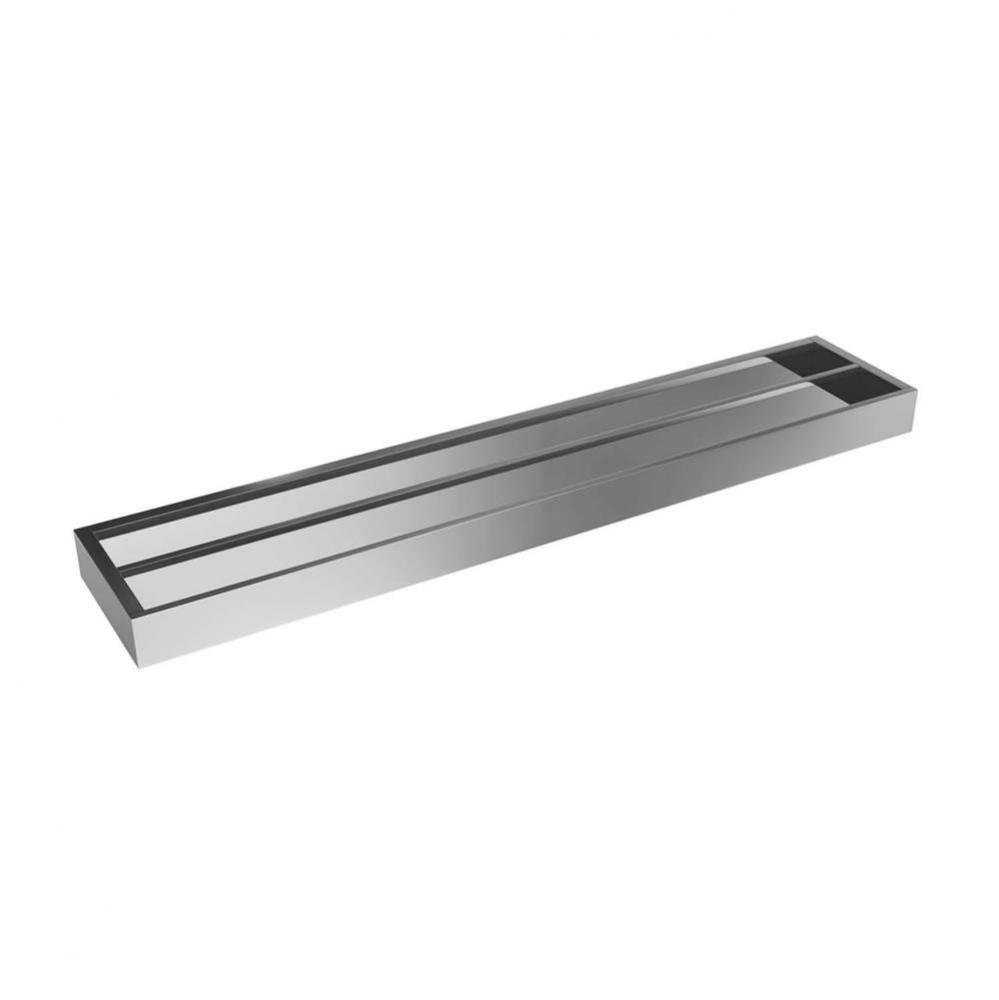 Erupt 24'' Double Towel Bar - Chrome