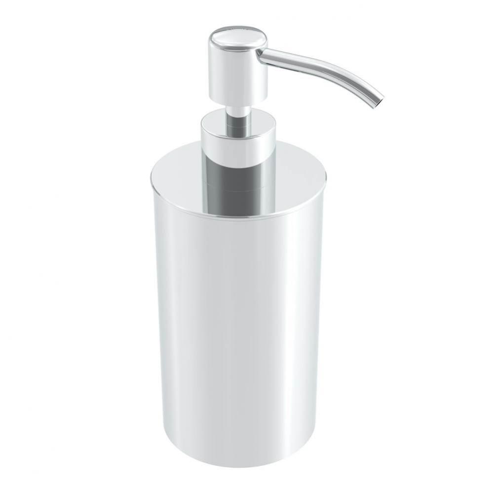 Freestanding 220ml Soap Dispenser - Chrome