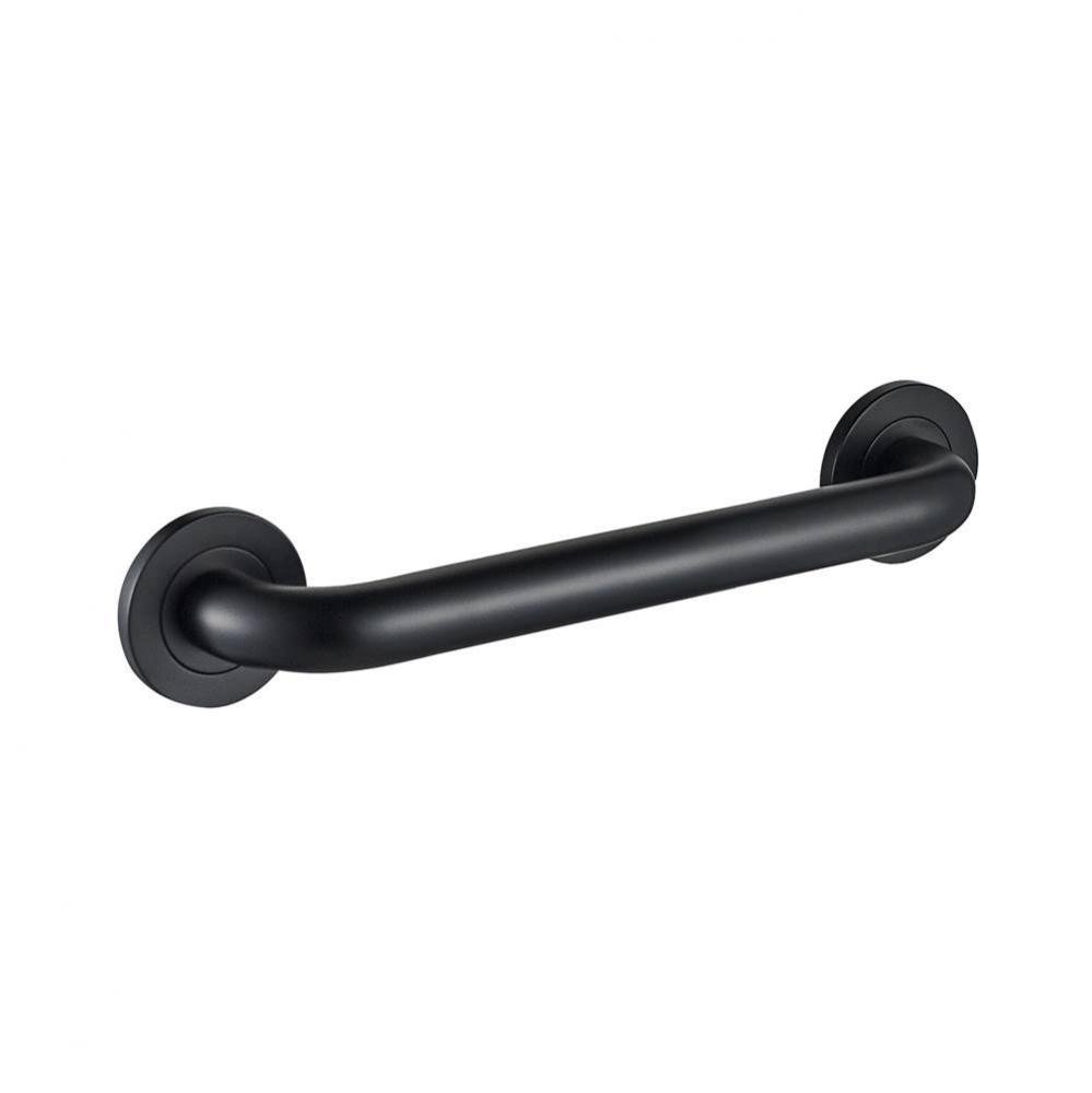 12'' Round Grab Bar - Matte Black