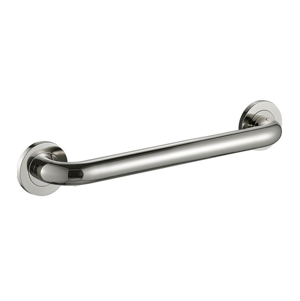 18'' Round Grab Bar - Polished Nickel