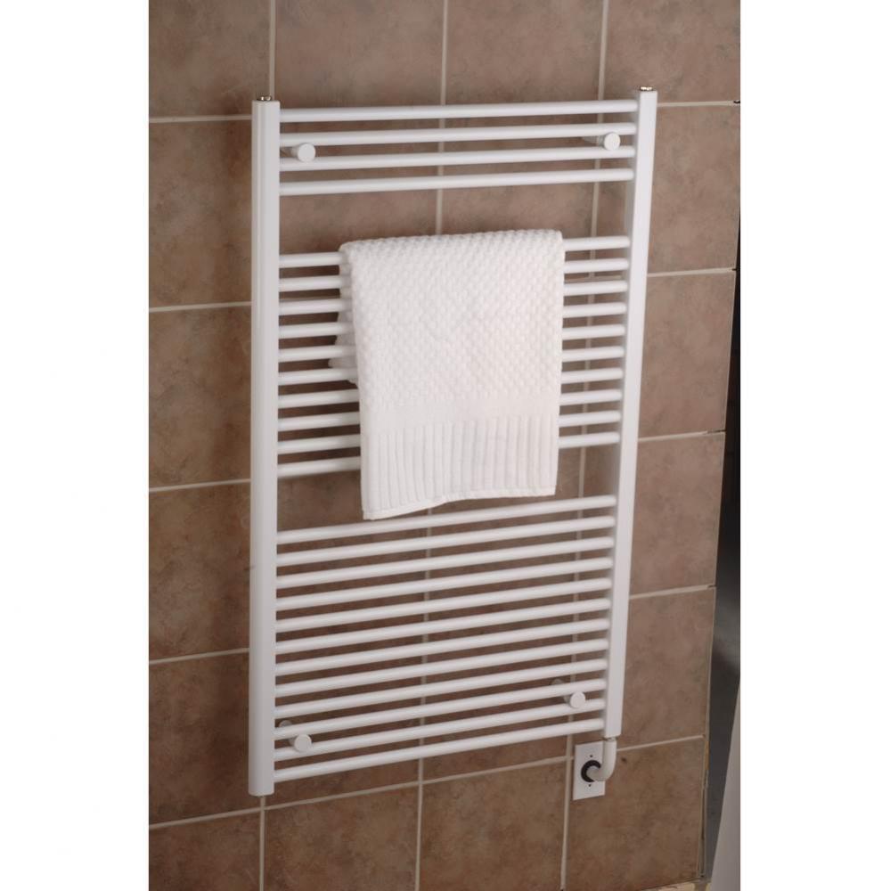 23.5''x47.5'' Savoy Electric Hardwired Towel Warmer - Gloss White