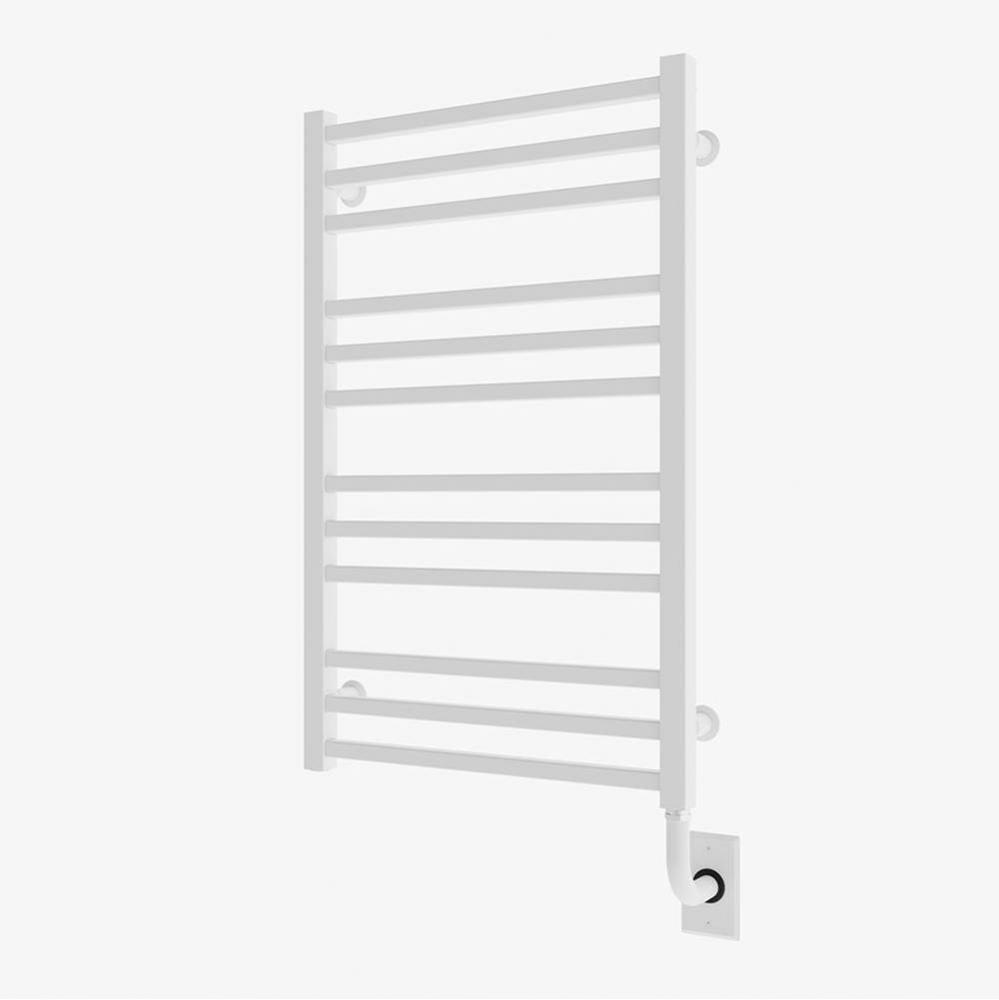 19.5''x31'' Avento Hydronic Towel Warmer - Matte White