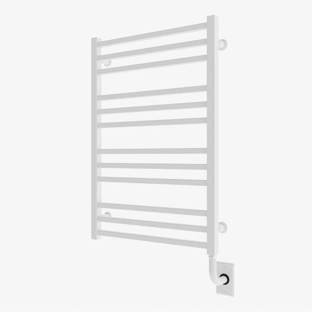 23.5''x31'' Avento Hydronic Towel Warmer - Matte White