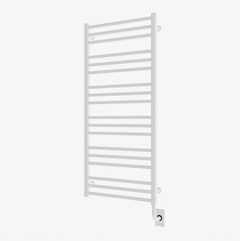 23.5''x47.5'' Avento Electric Hardwired Towel Warmer - Matte White