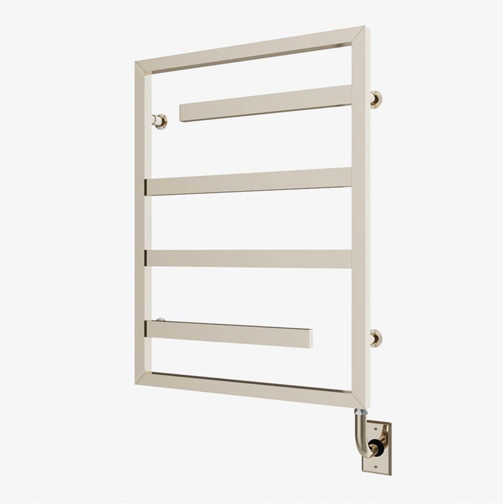 23.5''x31'' Vasto Hydronic Towel Warmer - Polished Nickel