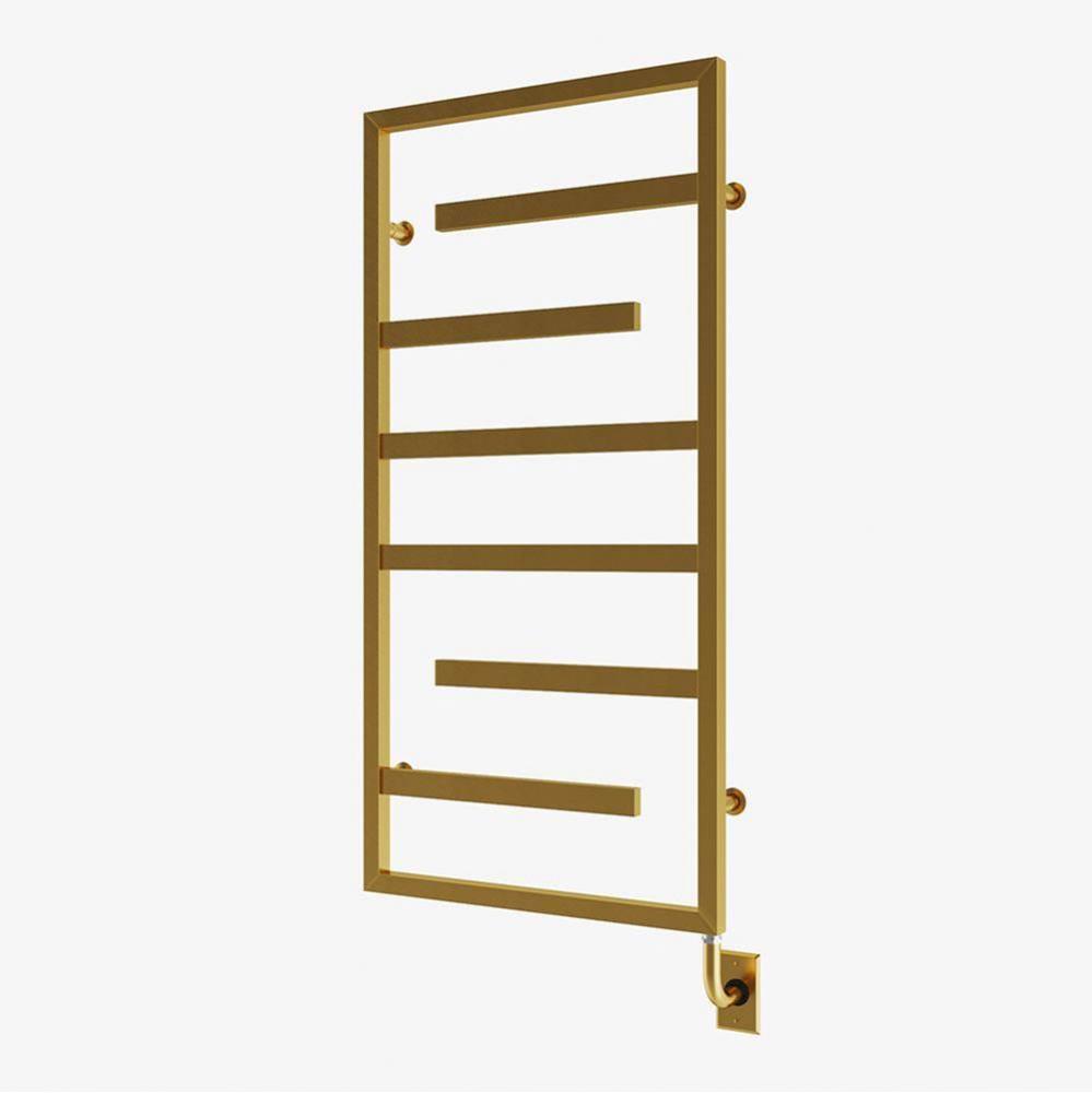 23.5''x47.5'' Vasto Electric Plug-In Towel Warmer - PVD Brushed Gold