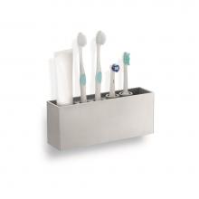 ICO Bath Z40020 - 3.25'' x 8'' x 2.25'' Xero Toothbrush Holder - Stainless Steel