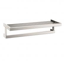 ICO Bath Z40024 - 6'' x 24.25'' x 9'' Linea Towel Shelf - Chrome