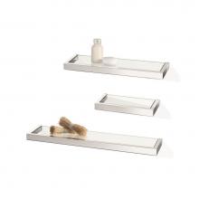 ICO Bath Z40028 - 10.5'' Linea Bathroom Shelf - Chrome