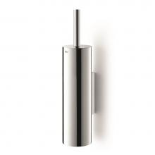 ICO Bath Z40068 - 15.75'' ø 5'' Tubo Toilet Brush Wall Mounted - Chrome