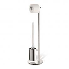 ICO Bath Z40088 - 28.25'' ø 8'' Scala Toilet Butler - Chrome