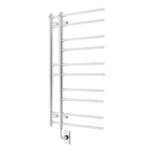 ICO Bath H91103 - 19.5''x37'' Ortona Hydronic Towel Warmer - Chrome