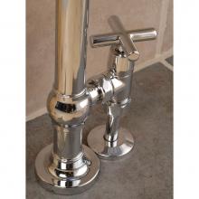 ICO Bath A1063 - Traditional Valve Set - Chrome