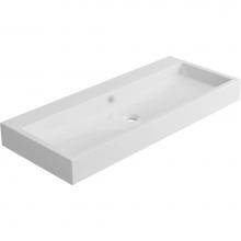 ICO Bath B9931 - Vivaldi Trough Sink - Gloss White