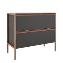 ICO Bath BT1007.AG - Tempo 36'' Two Drawer Freestanding Vanity - Ash Grey