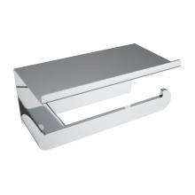 ICO Bath V4053 - Flow Toilet Paper Holder With Shelf - Chrome