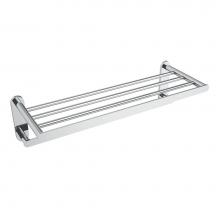 ICO Bath V4733 - Flow Double Towel Shelf - Chrome