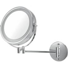 ICO Bath V9053 - 8.5'' Double Sided Lighted Wall-Mounted Mirror - Chrome